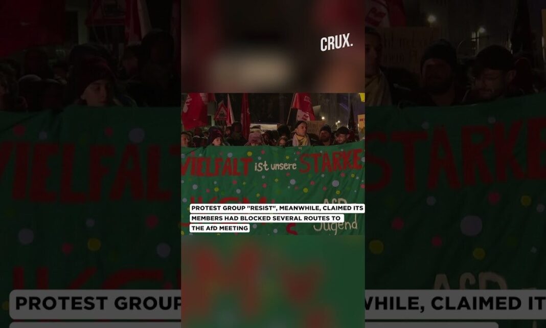 German Police Use Water Cannons as Protests Against Far-Right AfD Turn Violent